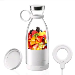Portable Blender 11.8 Oz USB Fast Charging Mini Mixer Bottle for Shakes Smoothies Travel Outdoor Gym Office Cars Gift