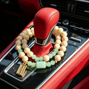 Fashion Auto Gear Shift Beads Pendant, Universal Car Interior Decor, Stylish Accessory for Vehicle Customization, Easy Installation
