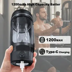 🔥New Fully Automatic Mixing Cup | 3s Instant Stirring! 💪 Holds Hot Water + Long Battery Life | Tritan Protein Shaker for Gym/Coffee Protein Shake Mixer