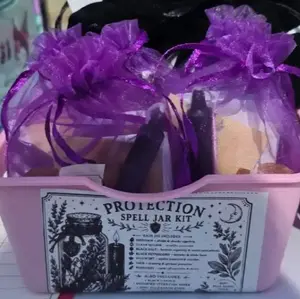 Handmade DIY Protection Spell Jar Kit Protect Self | Cleanse Home | Repell Negativity