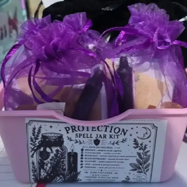 Handmade DIY Protection Spell Jar Kit Protect Self | Cleanse Home | Repell Negativity