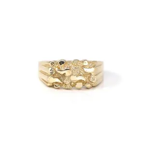 Nugget Ring 14 Golden Nugget Ring With Pinky Finger Shape And Rhinest Hip Hop Style For Men,Irregular Golden Nugget Ring For Men And Women,Elegant Ring Unique Rings boho ring