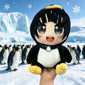 Gugu Gaga Penguin Plush Toy, Soft Stuffed Doll, Ideal Gift for Fans & Kids, Cute Manager Character, High-Quality Material