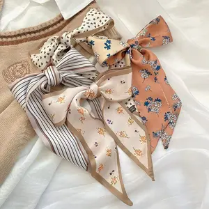 4pcs of Elegant Long Scarf Set, Fashion Bag Accessories, Vintage Decorative Accessories, Suitable for Any Occasion, Suitable for Women'S Daily Use, Easy to Match, Soft And Lightweight, a Timeless Fashion Must-Have - Multifunctional Hair Ban