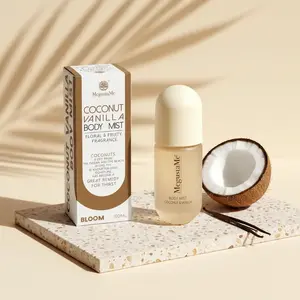 Ultimate Cozy Scent: Coconut Vanilla Body Mist | Long-Lasting Gourmand Fragrance | Paraben & Phthalate-Free Body Spray | Perfect for Scent Layering | MegustaMe Coconut Vanilla Body Mist 3.38 fl oz Paraben-