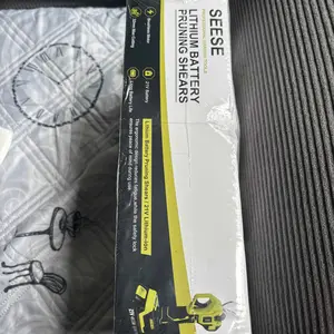 SEESE Electric Pruning Shears for Gardening: 1.25" Cutting Cordless Power Pruner, Brushless Motor, Dual21V Battery For Tree & FlowerTrimming