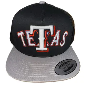 Texas Black/Gray Snapback