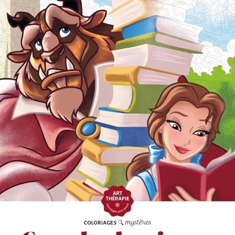 Disney Color by Numbers Coloring Book for Children and Adults - beauty number books Adult Activities Learning Art Entertainment Creative Expression