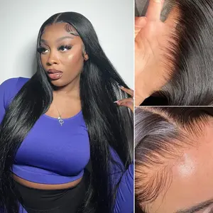 [live Sale] Megalook 13x6 Glueless Lace Frontal Wig Pre-Everything Ear To Ear Natural Hairline Skin Melted Silky Straight 250% Density Human Hair Wigs #Summervibes