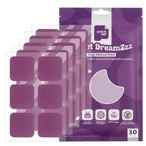 Patch Lab Sweet DreamZzz with Melatonin, 5-HTP, GABA and Lavender Oil - Sleeping Patches to Support a Good Night Sleep, to Reduce Effects of Jet Lag and Fatigue, (30 Patches)