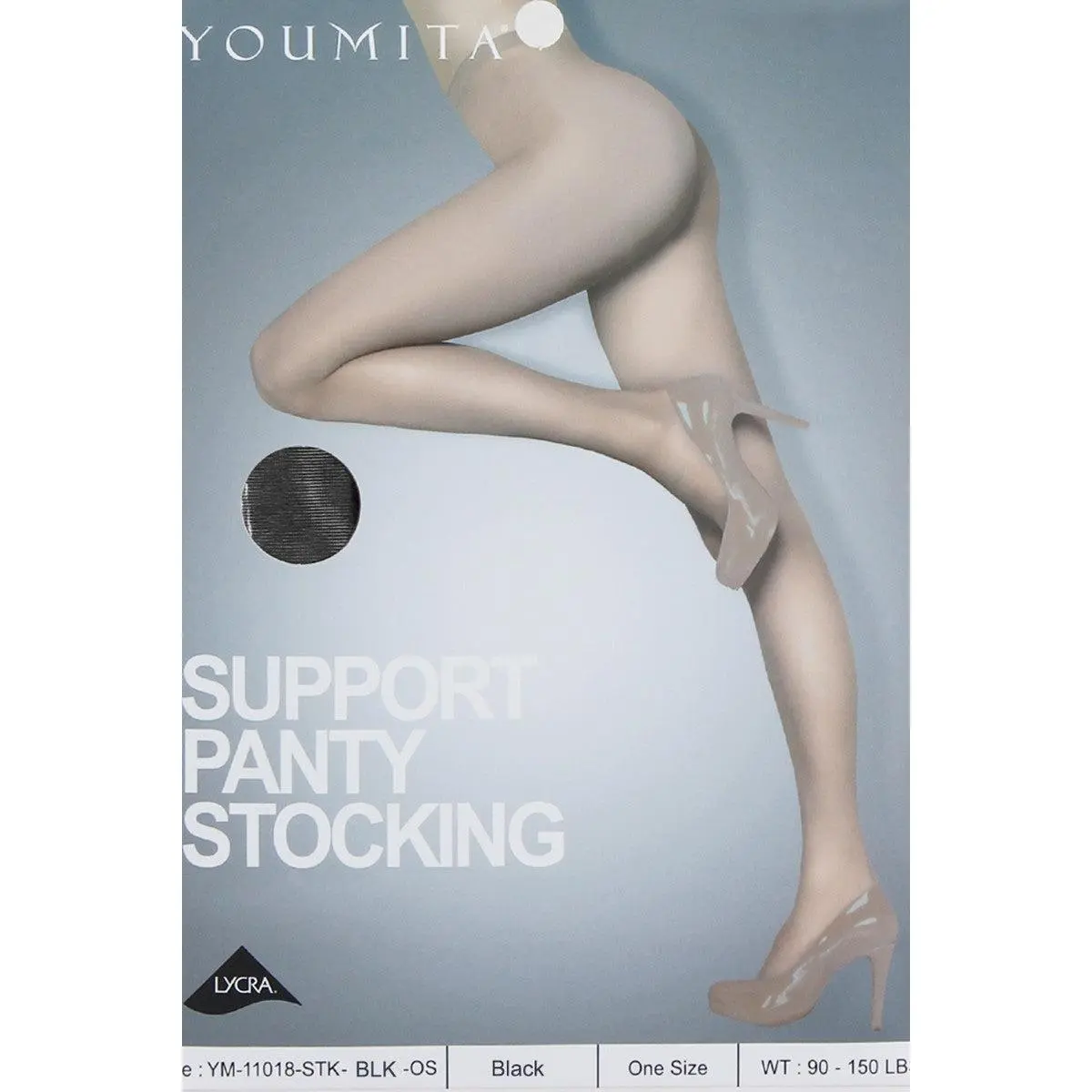 Black Supportive Pantyhose
