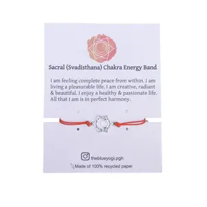 Sacral Energy Bracelet with size adjustable sliding knot
