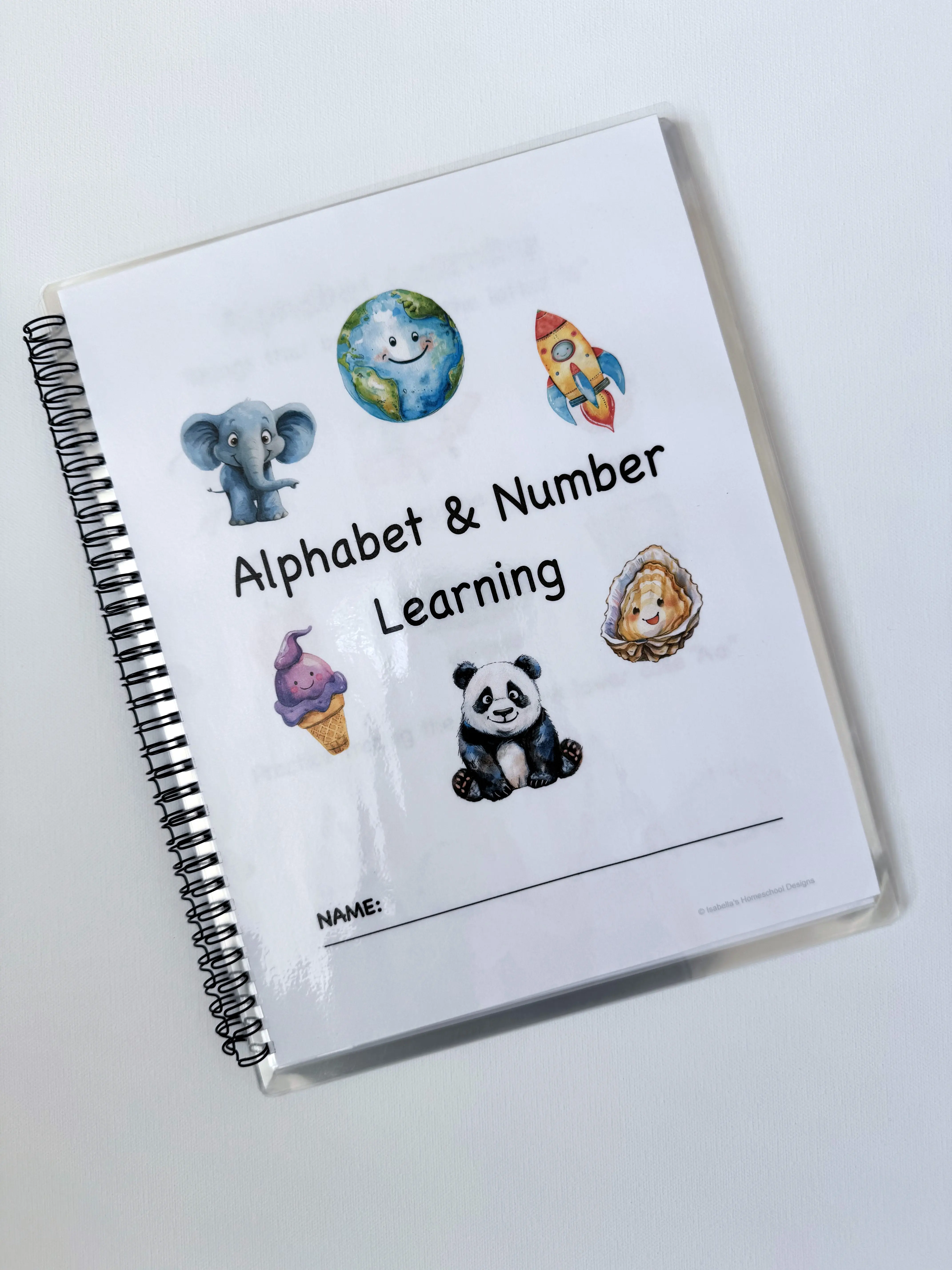 Toddler Alphabet and Number Learning-Alphabet Tracing, Letter Sound and Recognition, Number Tracing and Counting homeschool supply
