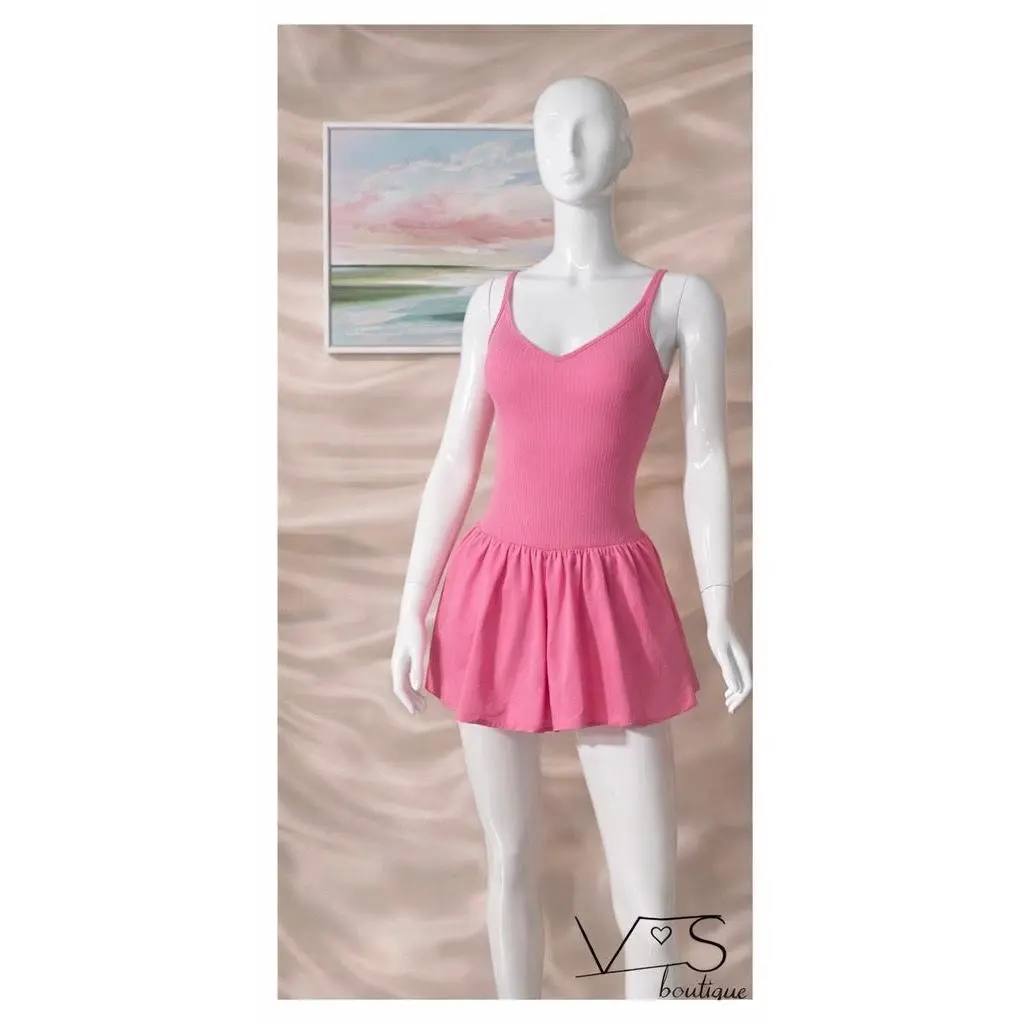 pink bubble dress