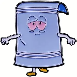 PrimeSecrets Exclusive Towelie Southpark Enamel Pin for Backpacks, Jackets, Shirts, Hats Cute Lapel Pins Funny Horror Brooch Men Women Creative Badge Gift OG Smoking Towel Fashion Accessory High Quality Vintage Retro brooch pin