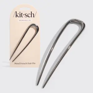 Hematite French Hair Pin - Ideal for Hair Styling and Decoration