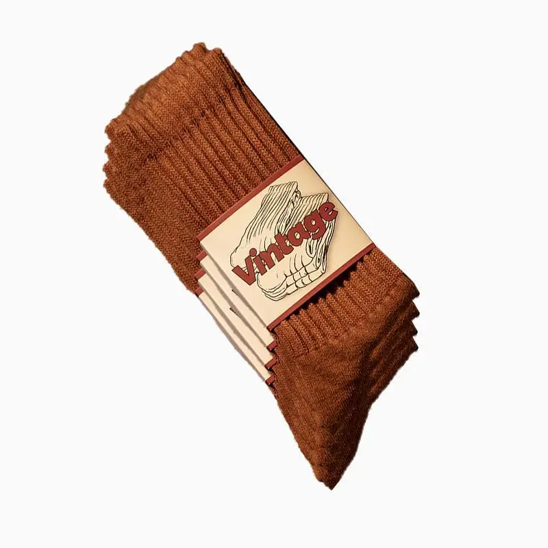 4 Pairs - Mocha Brown