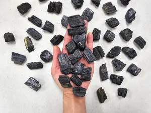 1 Pound Black Tourmaline Crystals Raw