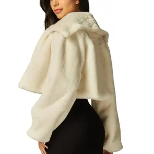 Winter Style 2025 Faux Fur - Cropped Jacket Women Wear