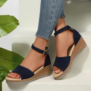 Wedge Sandals for Women Platform Sandals Comfortable Dressy Summer Open Toe Ankle Strap Fashion Beach Shoes