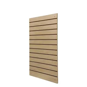 FixtureDisplays® Maple Wood Grain Slatwall Panel Retail Store Display Tool Organizer 24X40" 11709-1-NEW-NF