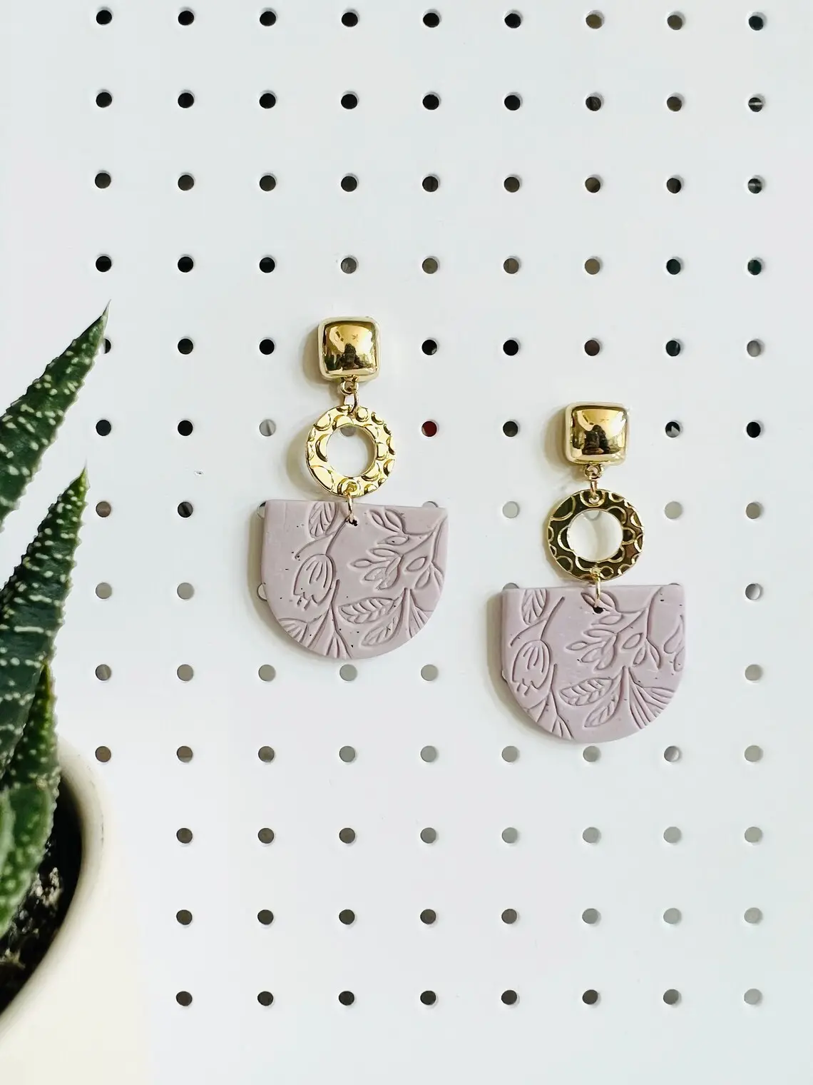 Lilac Earrings, Lilac Statement Earrings, Modern Earrings, Pop of Color Earrings, Purple Dangle Earrings, Acrylic Earrings, Gift for her