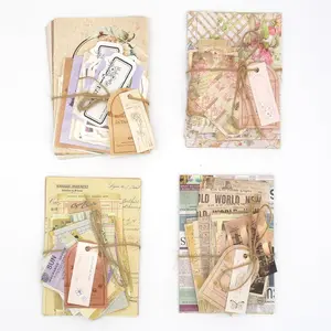 400 Pcs Scrapbook Paper of journaling supplies for Vintage Crafts Planner Bullet Junk Journal Supplies Mixed Media Collage Card Album Embellishments - Home Improvement.