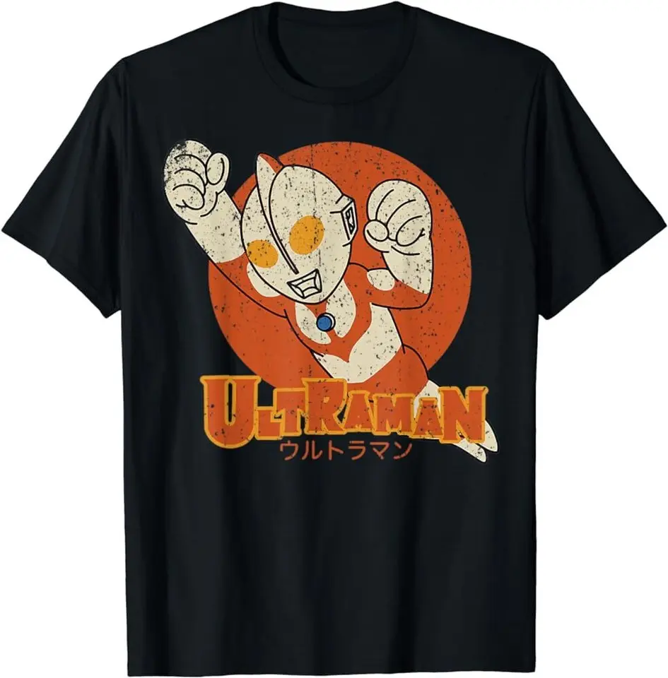 Vintage Kawaii Ultraman T-Shirt US Size S-6XL, Made In USA, All Colors, Gift for Women Men, 100% cotton, Classic Fit, Unisex T-Shirt