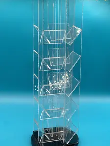 120 Count Spinning Body Oil Holder  Durable Rotatable 6 Layer Rack for Retail & Personal Use