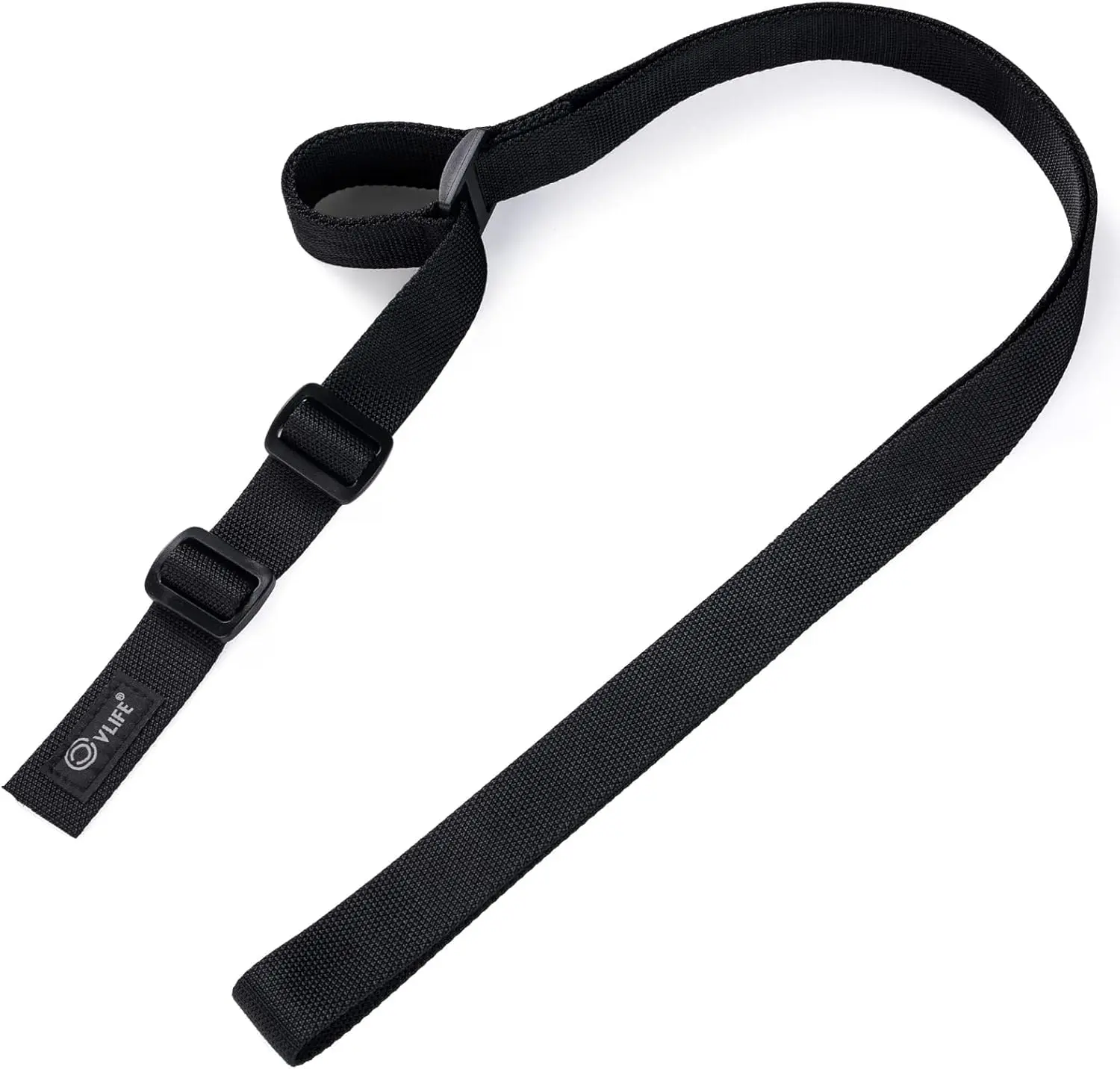 CVLIFE Rifle Sling Gun Strap with Quick Adjust Loop 1.25" Wide Tube Webbing Two Point Sling for Outdoor Sports Black/Khaki/Green