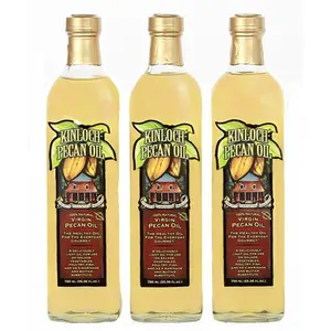 212 MAIN Pure Virgin Pecan Oil - 3 x 750ml Natural Bottles, High Heat Tolerant Complement for Sports & Outdoor Leisure Cycling Equipment, Everyday Use, Pure Virgin Oil, Flavor