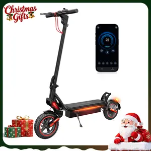 【Holiday Haul】N8/N9 Off-road Electric Scooter for Adults, 500/1000W Motor, 25/28 Miles Long Range & 25/28 MPH Top Speed E Scooter, 9.3/10" Offroad Pneumatic Tire Scooter for Adults with Turn Signals, Dual Braking Folding Electric Scooter, with APP