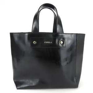Pre-owned FURLA Patent Leather Shoulder Bags Enamel Leather Handbag