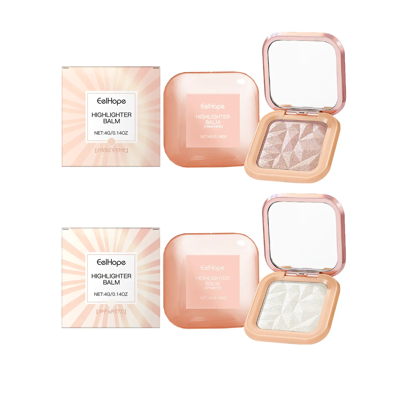Colorful Quicksand High-Disc Highlighter - Party & Dance Makeup, Brightening, Facial Radiance, 3D Contouring