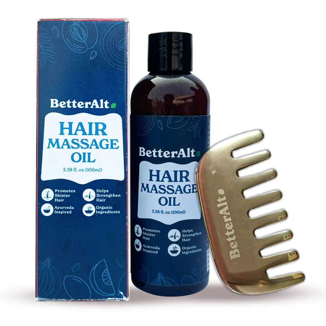 Hair Massage Oil w/ comb