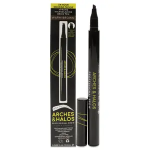 Arches & Halos Brow Hero Tint Kit - Brow Tint, Angled Brush and Clear Brow Gel - Long-lasting, Naturally Tinted, Pigmented Brow Color - Vegan and Cruelty Free - Auburn