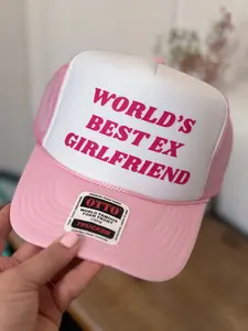 World's Best Ex Girlfriend Pink Trucker Hat