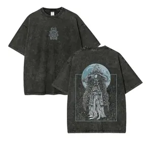 Elden Ring Game Vintage Tee 90s Graphic Tees Men's t Shirts Graphic Tee t Shirts Funny Graphic Tee Good Graphic Tees Men's Graphic Tees Streetwear Outfits Men Vacation Outfits Oversized Tshirt Men