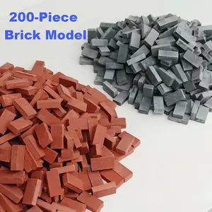 Mini Brick Model Kit, DIY Sand Table Building Material, Realistic Mini Bricks, Fish Pond Scenery, Garden Landscaping, Fairy Tale Garden