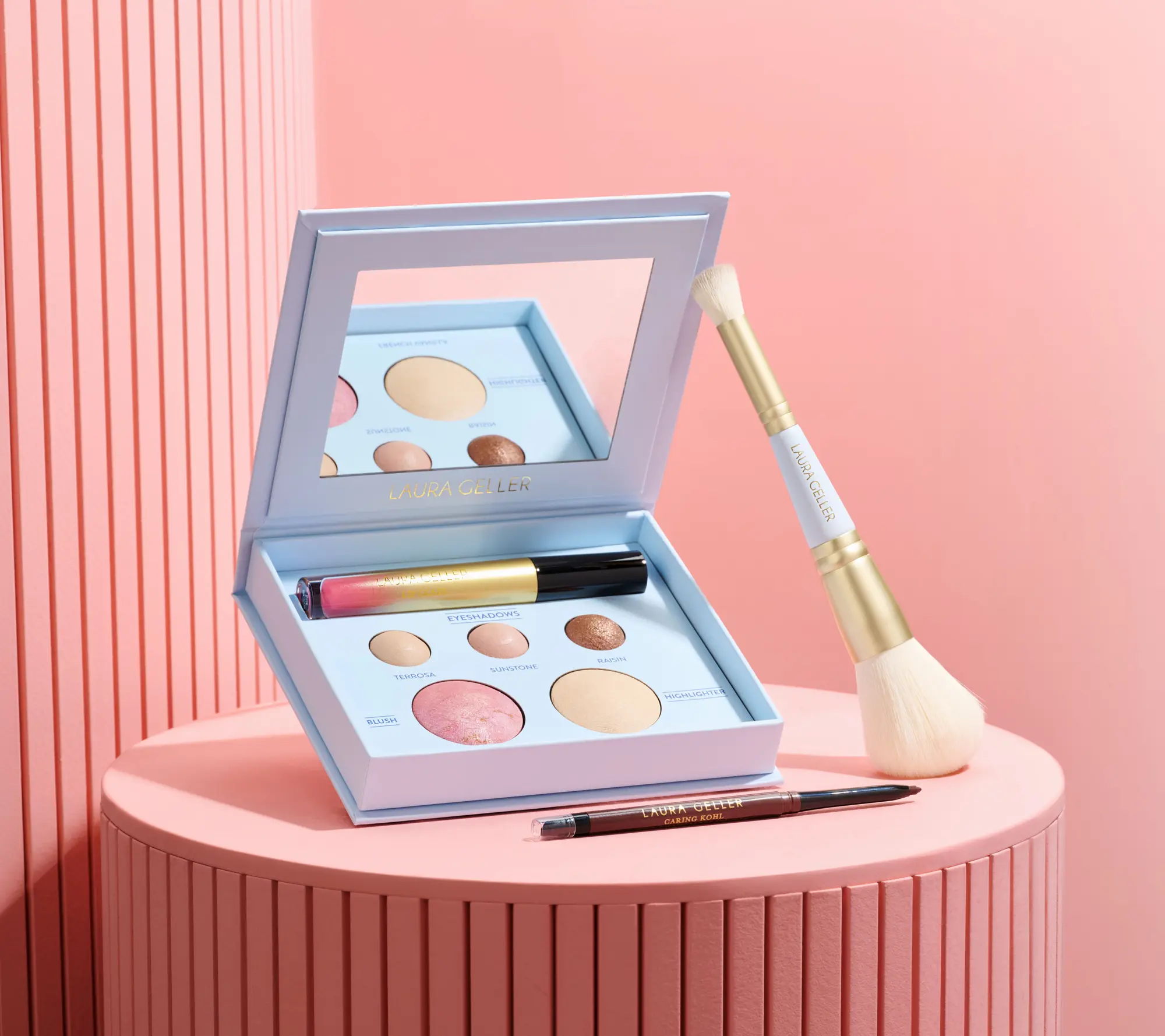Laura Geller Baked Face Lip & Eye Collection w/ Brush