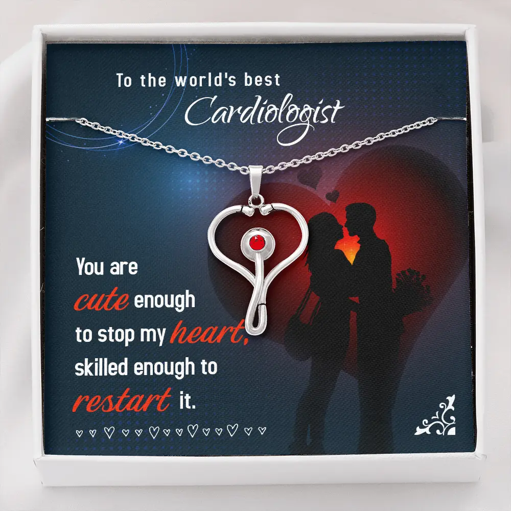 Cardiologist Gift Necklace, Doctor Gift Necklace, Birthday Gift necklace For Doctor, Graduation Gift Necklace