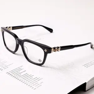 Vintage Square Blue Light Glasses for Men & Women – Lightweight Luxury Eyeglasses with UV400 Protection, Stylish Designer Frame for Office, Travel and Everyday Wear