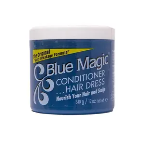 Blue Magic Original Anti-Breakage Formula Conditioner 12 oz - Leave-In Hair Dress for Lustrous Shine & Dryness Prevention - Haircare