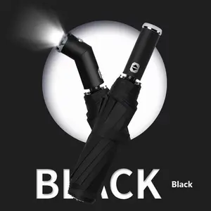 3-in-1 Umbrella & LED Light Combo, Sun Shade, Rain Protection & Lighting for Outdoor Use