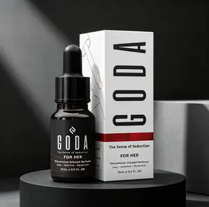 GODA The Original Pheromones Perfume for Women 15ml 0.50 fl oz, Long Lasting Floral Fragrance Infused with Jasmine & Rose, Vegan Cruelty-Free Portable Ladies Scent