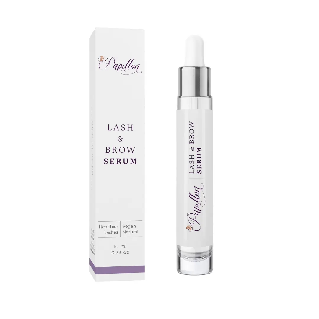 Organic Vegan Eyelash Growth Serum, Skin Care Product Infused with Moisturizing Vitamins