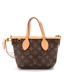 Pre-owned Louis Vuitton Canvas Coated Tote Bags REBAG Neverfull NM Tote Monogram Canvas BB by Rebag