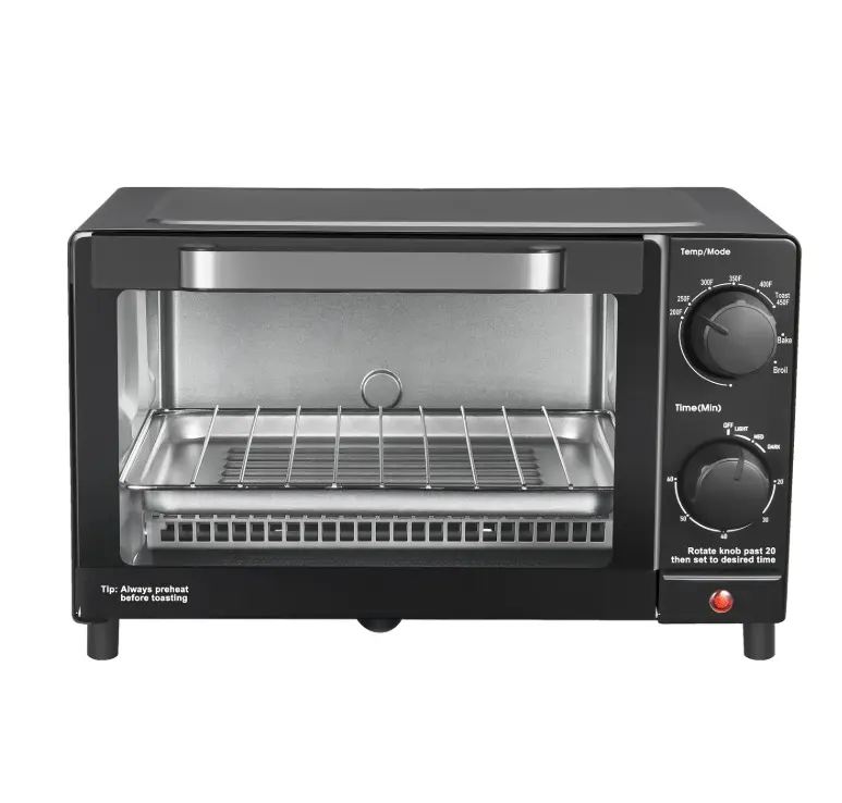 4-Slice Toaster Oven with 3 Adjustable Settings, Includes Baking Rack & Pan, Versatile Cooking for All Sizes 4-Slice Toaster Oven with 3 Adjustable Settings, Includes Baking Rack & Pan, Versatile Cooking for All Sizes
