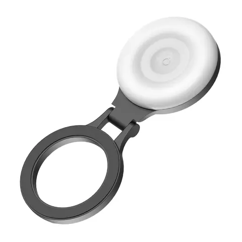 Magnetic Charging Ring Selfie Light Kit for iPhone 16, Portable Rechargeable 180° Flippable Lithium Ion Fill Light, Camera Phone Accessories