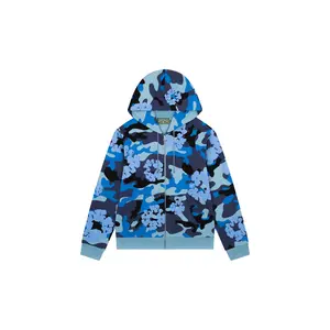 Cotton Wreath Zip Hoodie "Camo" DT127